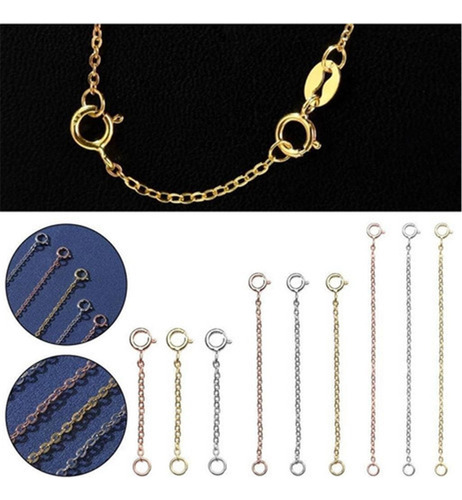 . 9x Extensor De Cadena Tobillera Extensión De Pulsera De