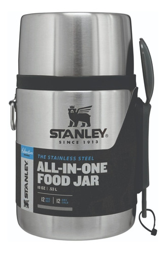 Termo Vianda Lonchera Termica Stanley Color Gris