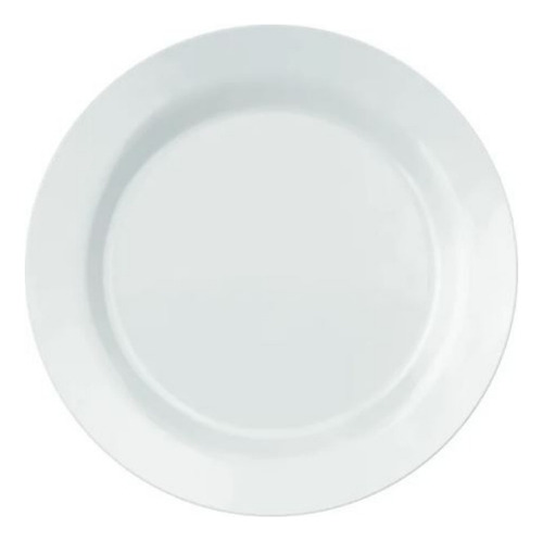 Conjunto 6 Pratos Raso Menu Opaline Peso Controlado 27cm Nad