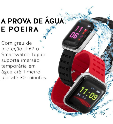 Relógio Smartwatch Tuguir 11875
