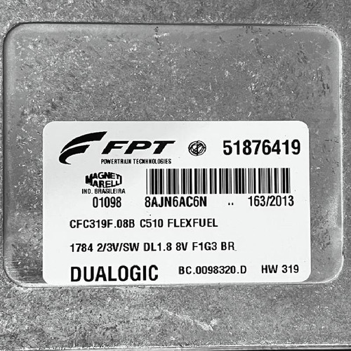 Módulo Câmbio Dualogic Siena 1.8 2010 51876419 +