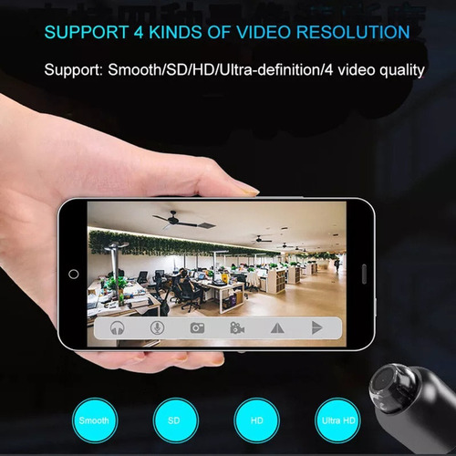 Micro Cámara Inalámbrica 1080p Hd Con Wifi Vision .