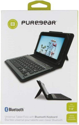 Puregear Universal 7 - 8 Tablet Folio Con Teclado Bluetooth 