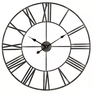 Reloj De Pared Grande Solange 30 Hierro Forjado