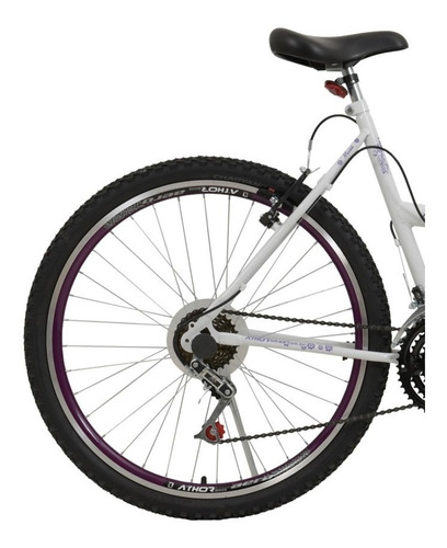 Imagem 3 de 4 de Bicicleta Feminina Athor Musa Aro 26 18 Machas Com Cestão