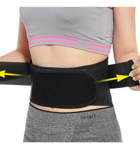 Cinturón De Cintura, Cintura Y Espalda, Soporte Ajustable