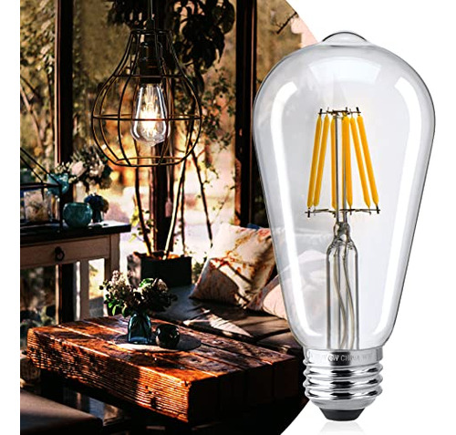 Bombilla Brightown Edison, 4 Paquetes De Bombillas Led De 54