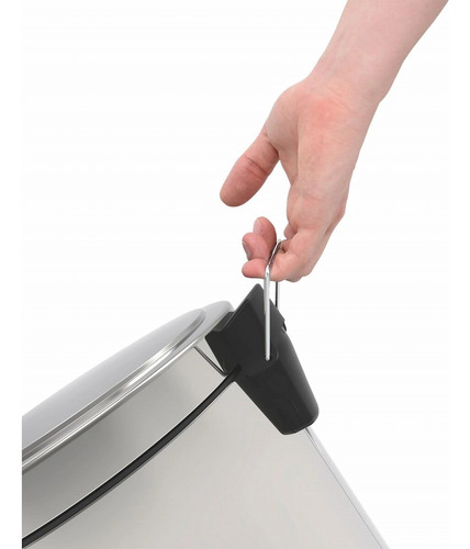 Lixeira Inox Polido Com Pedal 20 Lt Linha Brasil Tramontina