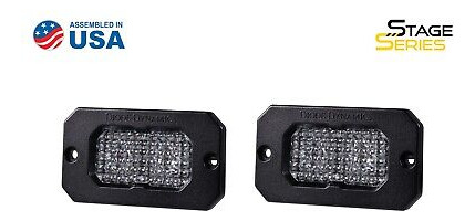 Stage Series 2 Inch Led Pod Pro White Flood Flush With R Vvc