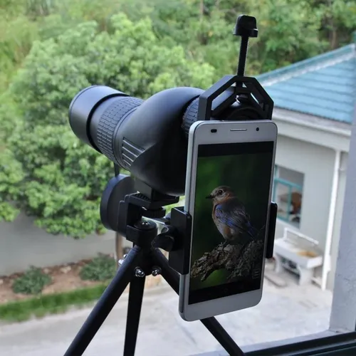 Soporte Adaptador Telescópico Para Celular De Alta Calidad Premium, Compatible Con Telescopios Y Dispositivos Móviles Everest
