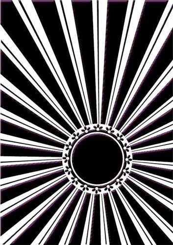 Imagem 2 de 2 de Embossing Folder - Dazzling Sunburst Size 5 X 7