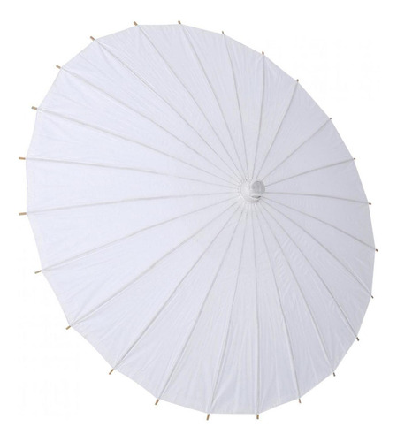 Imagen 4 de 5 de Sombrilla De Papel Para Decoración/recuerdo De Boda, Blanco
