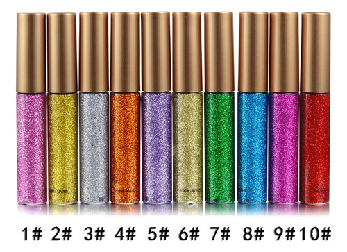 Kit À Prova D'água E Longa Duração Da Sexy Eyeliner Sequins