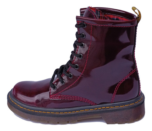 Botas Botin En Charol Estilo Dr Martens  Legends Dama Mujer