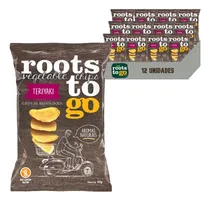 Comprar 12x Chips Batata-doce Teriyaki Roots To Go 45g Kit Vego