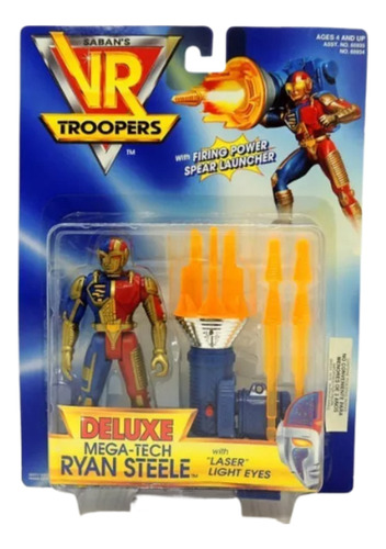 Vr Troopers Deluxe Ryan Steele 1994 Kenner Devoto Toys