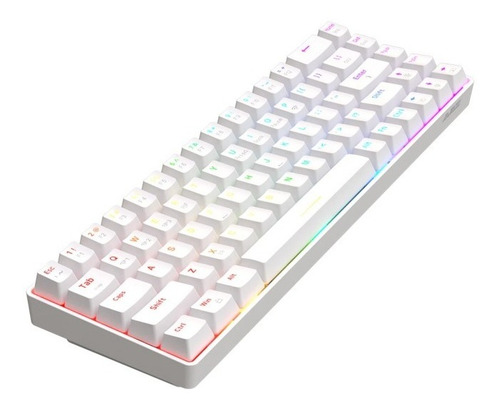 Imagen 2 de 6 de Teclado Mecánico Hotswap Rgb Inalambrico Red - Ajazz K685t