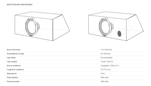 Subwoofer Db Drive G7 12.1 12 PuLG 8000w/ 4000w Doble Bobina