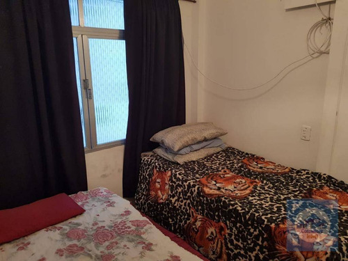 Imagem 6 de 22 de Apartamento Com 1 Dormitório À Venda, 57 M² Por R$ 190.000,00 - Centro - São Vicente/sp - Ap5463