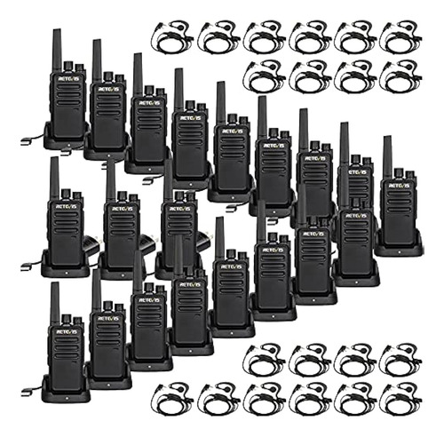 Retevis Rt68 Walkie Talkies Con Auricular, Radios Bidireccio