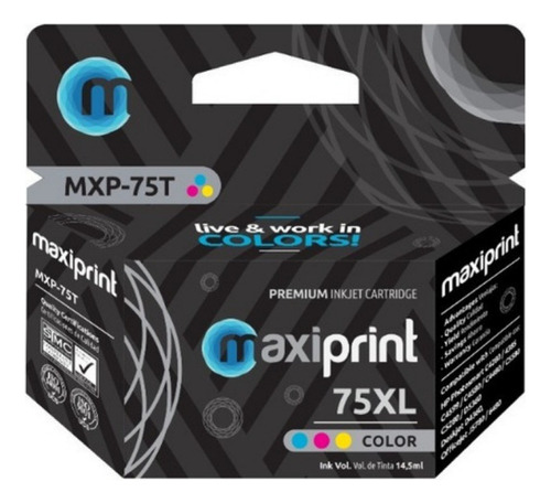 Cartucho Compatible Hp 75 Color Con Garantía Hp 75