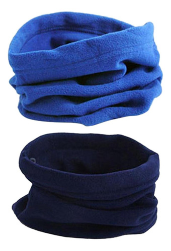 2x Neckwarmer Thermal Snood Scraf For Motorbike Cycling Azul