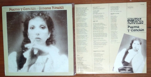 Susana Rinaldi Poema Y Cancion Disco Lp Vinilo