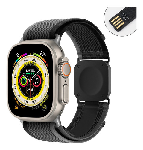 Correa Trail Loop Para Apple Watch Ultra 9 8 7 Se 6,cargador