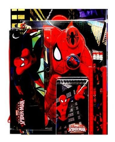 Papelería - Marvel Boys Ultimate Spiderman 11pc Stationary S