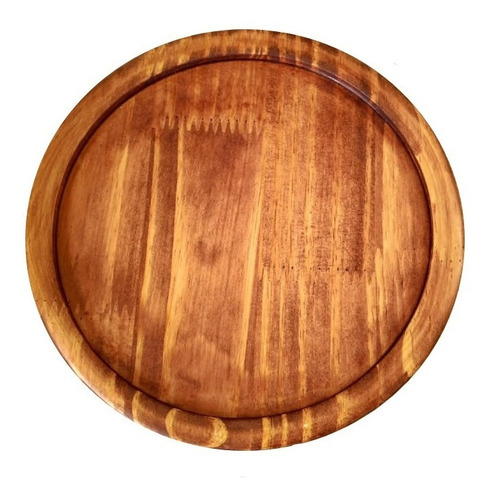 Imagem 2 de 3 de Bandejas Suporte Pizza / Hambúrguer 20 Cm - Kit 5 Peças