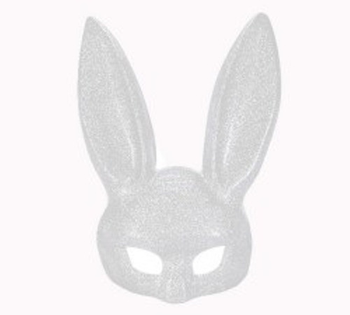 100 Máscaras Conejo Blanco O Negro Halloween Difraces 