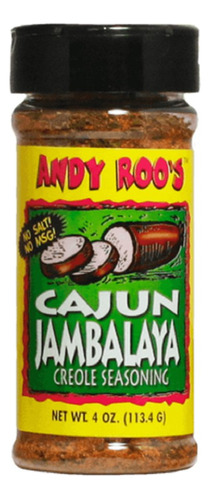Andy Roo 's Condimento Criollo Cajun Jambalaya Sin Sal, Coct