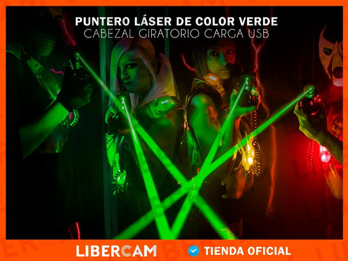 Imagen 9 de 10 de Puntero Laser Profesional Verde 50mw Alto Alcance Real