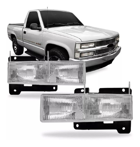 Optica Chevrolet Silverado 1997 1998 1999 2000 2001 Depo