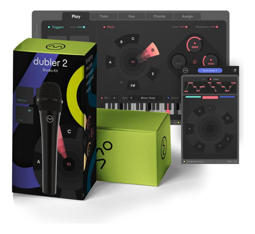 Dubler Studio Kit 2, Controlador De Voz A Midi, Software De. Color Verde Oscuro