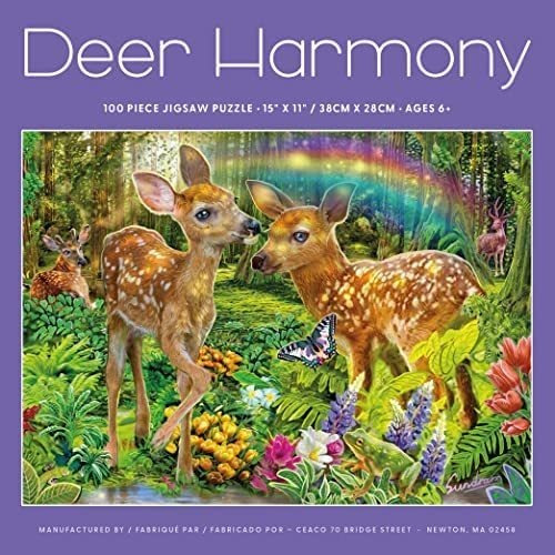 Ceaco - Deer Harmony - Puzzle De 100 Piezas