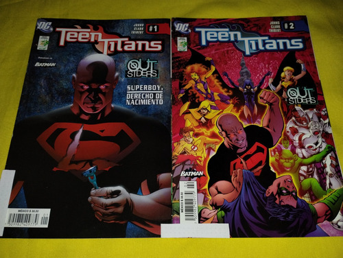 Comic Teen Titans Outsiders #1 Y #2 Dc Vid 2006 Español