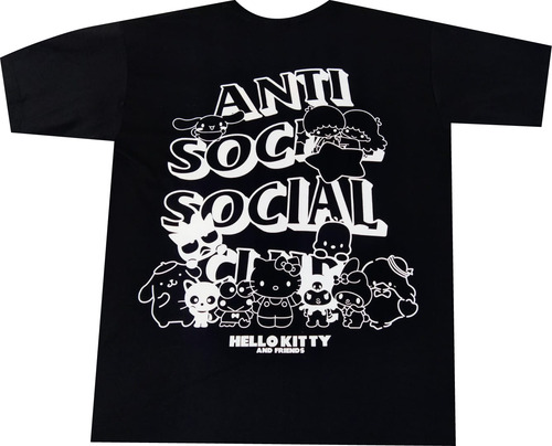 Playera Antisocial Club X Hello Kitty And Friends!
