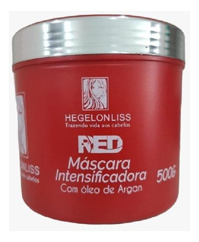 Intensificador De Cor Vermelho Red Hegelonliss 500g