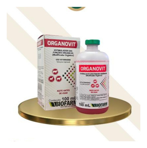 Organovit 100ml Modificador Orgânico Estimulante Bovino