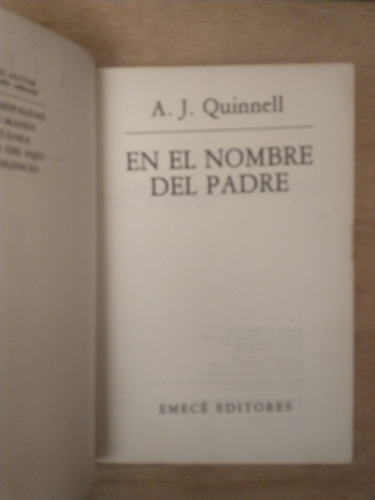 A. J. Quinnell - Lote De 4 (Usado)
