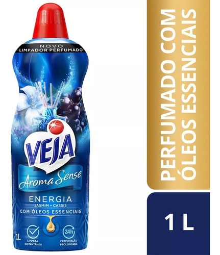Limpador Perfumado Aroma Sense Energia Veja 1 Litro