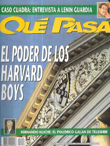 Revista Qué Pasa N° 1250 / 25 Marzo 1995 / Harvard Boys