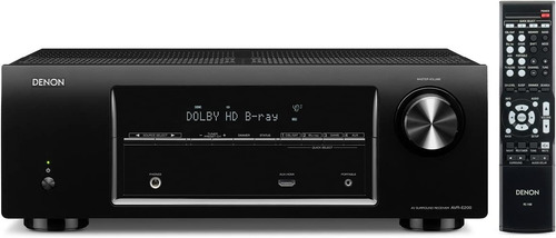 Imagen 3 de 10 de Denon Avr-e200 D 5.1 Canales 3d Pass Through Teatro En Casa