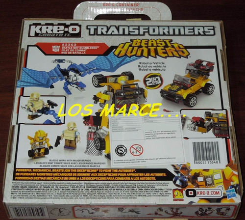 Bumblebee Transformers Kreo 178 Piezas Original Hasbro Mercado Libre - kreo bumblebee roblox