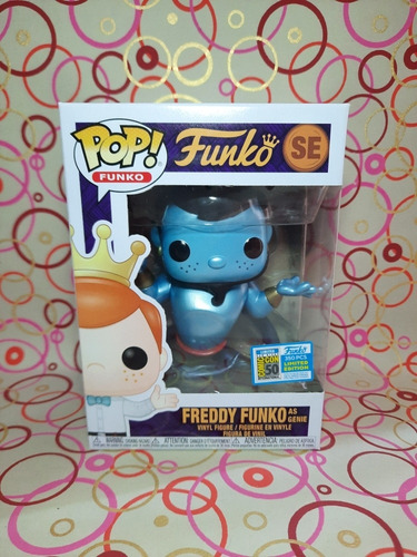 Funko Pop Freddy Funko Genie Genio Metalico Sdcc 350 Pzs (Usado)