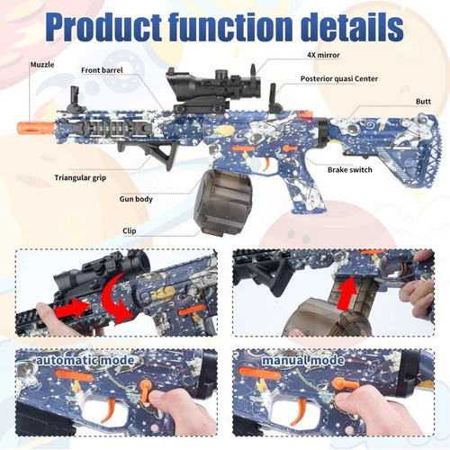 Rifle De Hidrogel Automático M4a1 Mira Óptica Fixed (Usado)