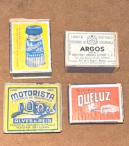 Comprar Fósforos Antiguos En Caja De Madera D Colección X 4