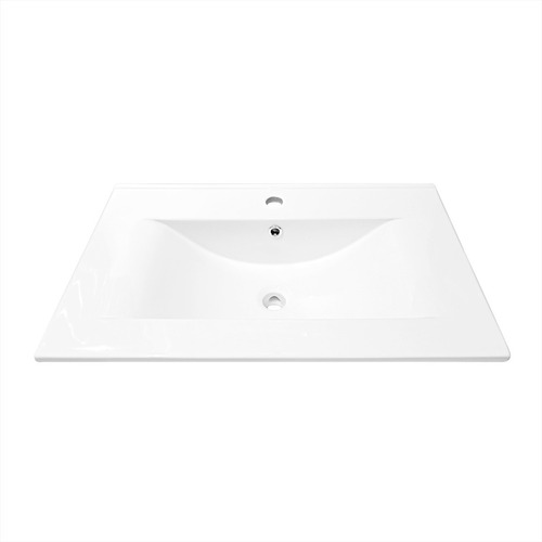 Placa Lavamanos Blanco 71cm X 46cm Poceta Ondulada Cerámica