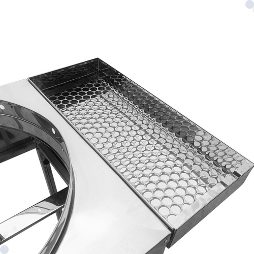 Fogão Fritador De Pastel E Salgados Em Aço Inox Com Tacho 22